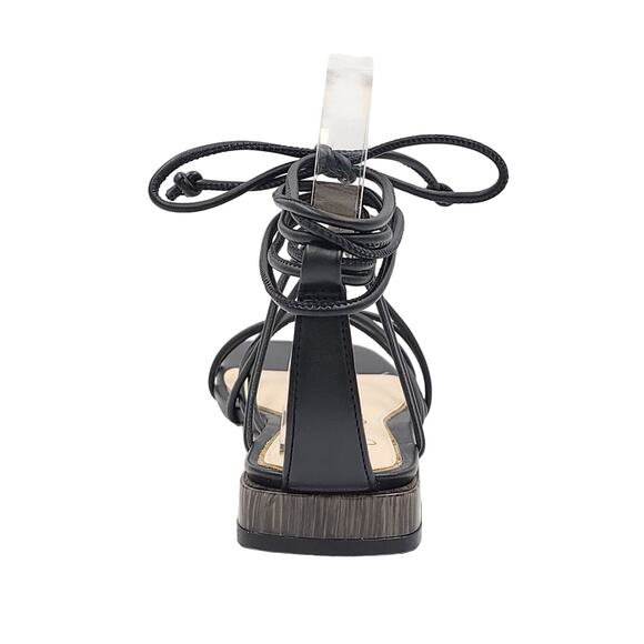 Jessica Simpson Women Chasca Ankle Wrap Flat Gladiator Sandals US 6M Black - Picture 5 of 6